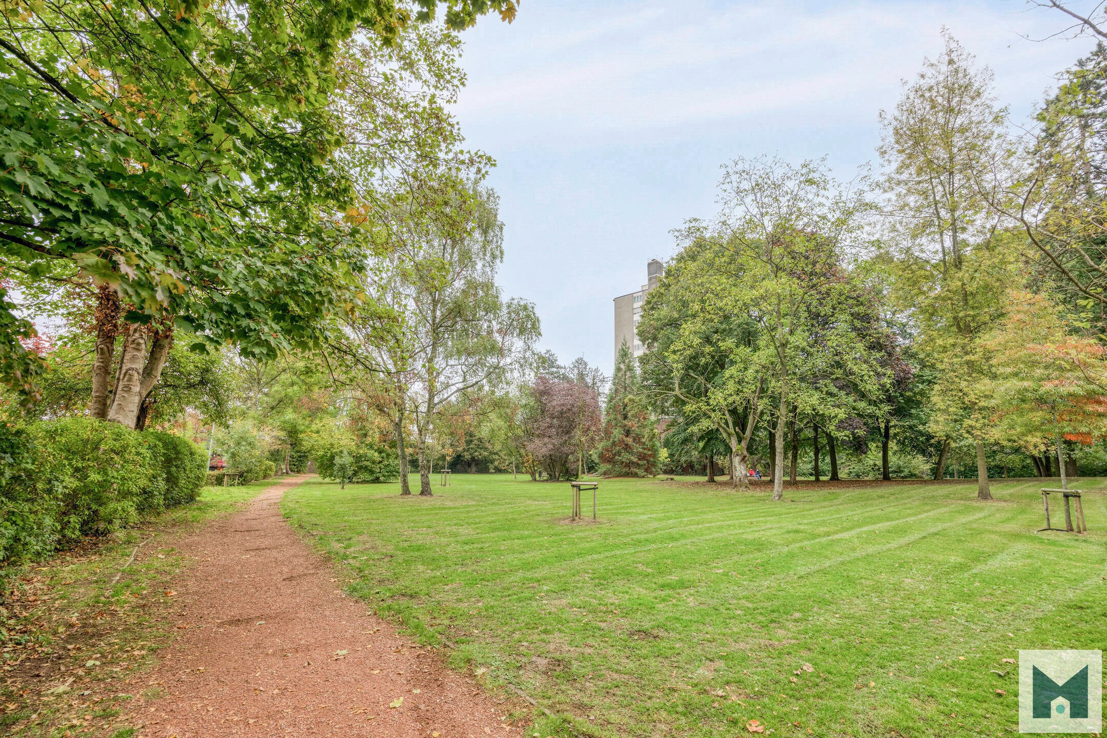 Gelijkvloers appt met 1 slpk en uitzicht op park te Aalst! - foto 5