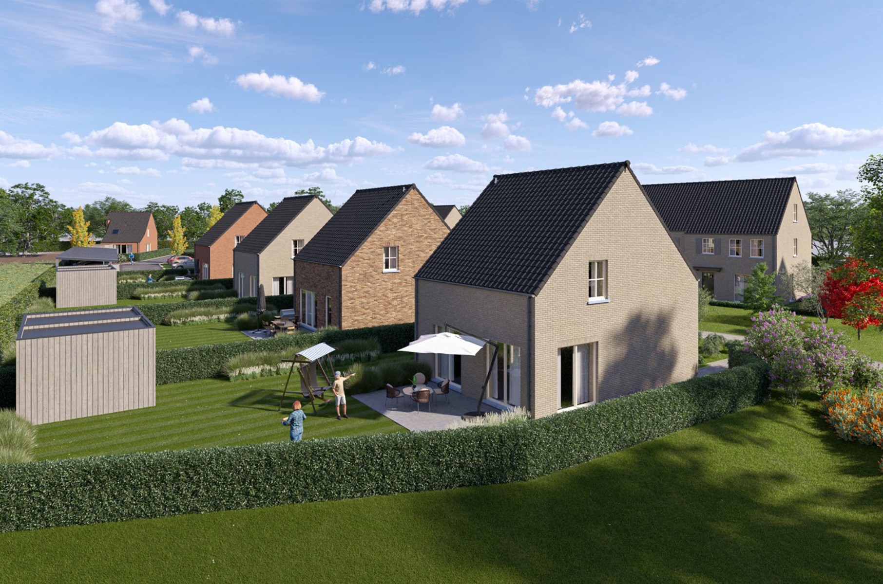Vrijstaand huis (3slk) met NO terras, tuin &amp; carport  - foto 3