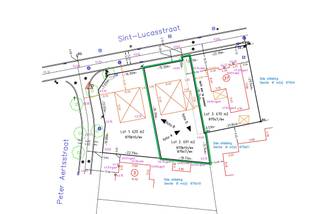 LOT 2Zuidelijk georiënteerd bouwperceel voor open bebouwing met een oppervlakte van 691m² en een straatbreedte van 15m...