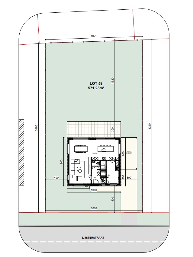 Zuidgericht perceel bouwgrond voor alleenstaande woning in De Pinte - foto 2