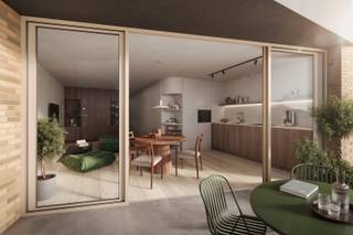 Het project “SAINT MALO“ betreft de realisatie van een meergezinswoning in het centrum van Koksijde langs de Koninklijke baan en nabij de zee en het strand.<br />Studio gelegen op gelijkvloers ingedeeld als volgt: inkom, aparte berging, gastentoilet, badkamer (volgens keuze afgewerkt), woonkamer met slaapmogelijkheid, open keuken, terras met zaaiklare tuin.<br />Met dit project wordt kwaliteit en duurzaamheid nagestreefd, een onovertroffen wooncomfort met hoogstaande afwerkingen en bovendien energiezuinig.<br />Gemeenschappelijke fietsenberging op het gelijkvloers en op kelderniveau is er een technisch lokaal en een gemeenschappelijk afvallokaal.