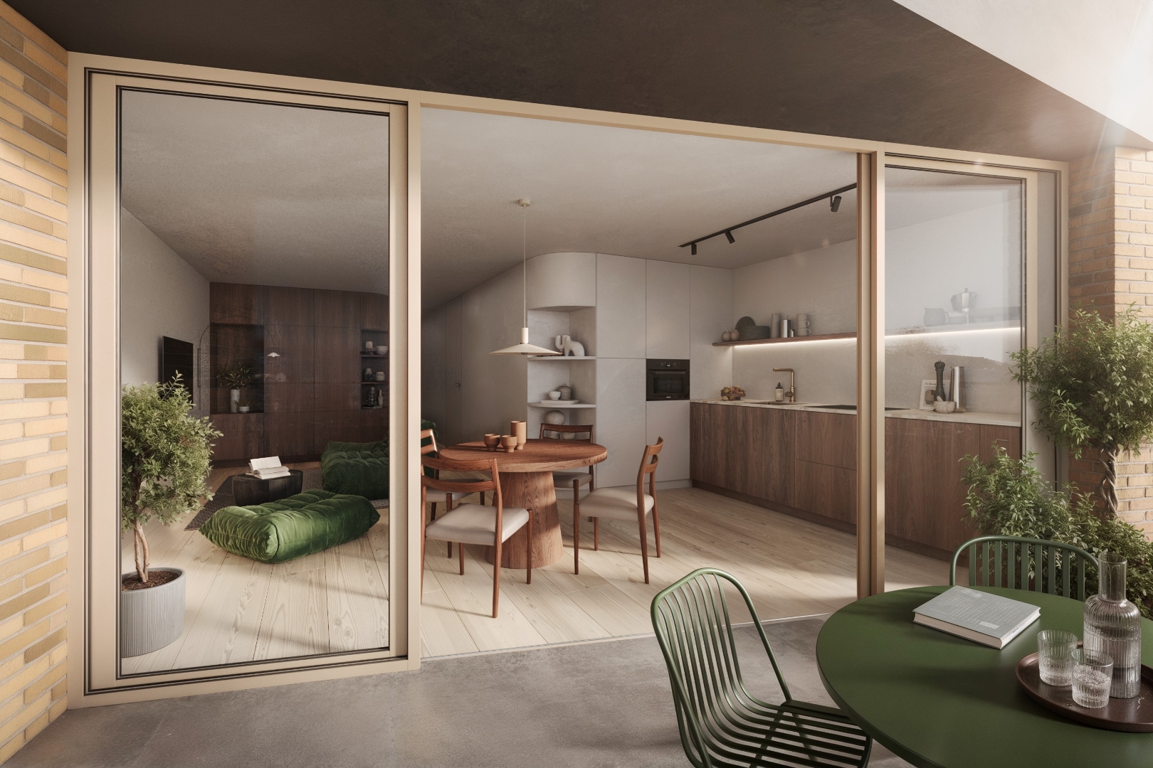 Studio in Nieuwbouwproject met 6 wooneenheden te Koksijde-Bad - foto 1