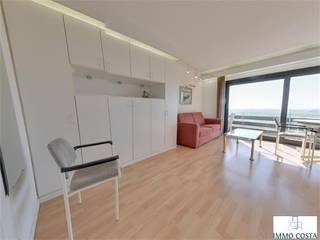 Te koop: Studio in residentie Exception, zonnekant, Zeedijk Middelkerke.Gelegen aan de rustige achterzijde van het gebouw, op enkele stappen...