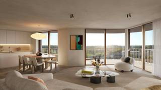 Dit project combineert iconische architectuur met een toplocatie aan de oevers van de Leie, op wandelafstand van het bruisende centrum van Kortrijk. <br />EVER Tower One staat voor wonen in een groene omgeving met zicht op water en de stad, gecombineerd met alle stedelijke voorzieningen binnen handbereik. De perfecte balans tussen rust en dynamiek.<br /><br />Het appartement beschikt over 2 slaapkamers, ruime woonvolumes en excellente lichtinval, ontworpen met focus op comfort en kwaliteit. De royale buitenruimte vormt een natuurlijke verlenging van de woonruimt, ideaal voor ontspannen momenten en outdoor living.<br /><br />Bijkomend is er de mogelijkheid om een ondergrondse garagebox en aparte kelderberging aan te kopen.<br /><br />Wens je meer informatie over dit project? <br />Neem contact op met ons kantoor - 056 22 55 66 - kortrijk@dewaele.com