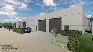 Het nieuwe bedrijventerrein ‘Cortemarck Park’ bevindt zich op het grondgebied<br />Kortemark, gelegen te West-Vlaanderen, Hoogledestraat 19 D - Unit K 290m².<br />Het KMO-park situeert zich in een zijstraat van de Hoogledestraat op een<br />boogscheut van de Staatsbaan (N35, Lichtervelde-Diksmuide).<br />Vlotte bereikbaarheid via de N35 met aansluiting naar E32 tussen Torhout en<br />Roeselare alsook naar E403 richting Brugge en Kortrijk.