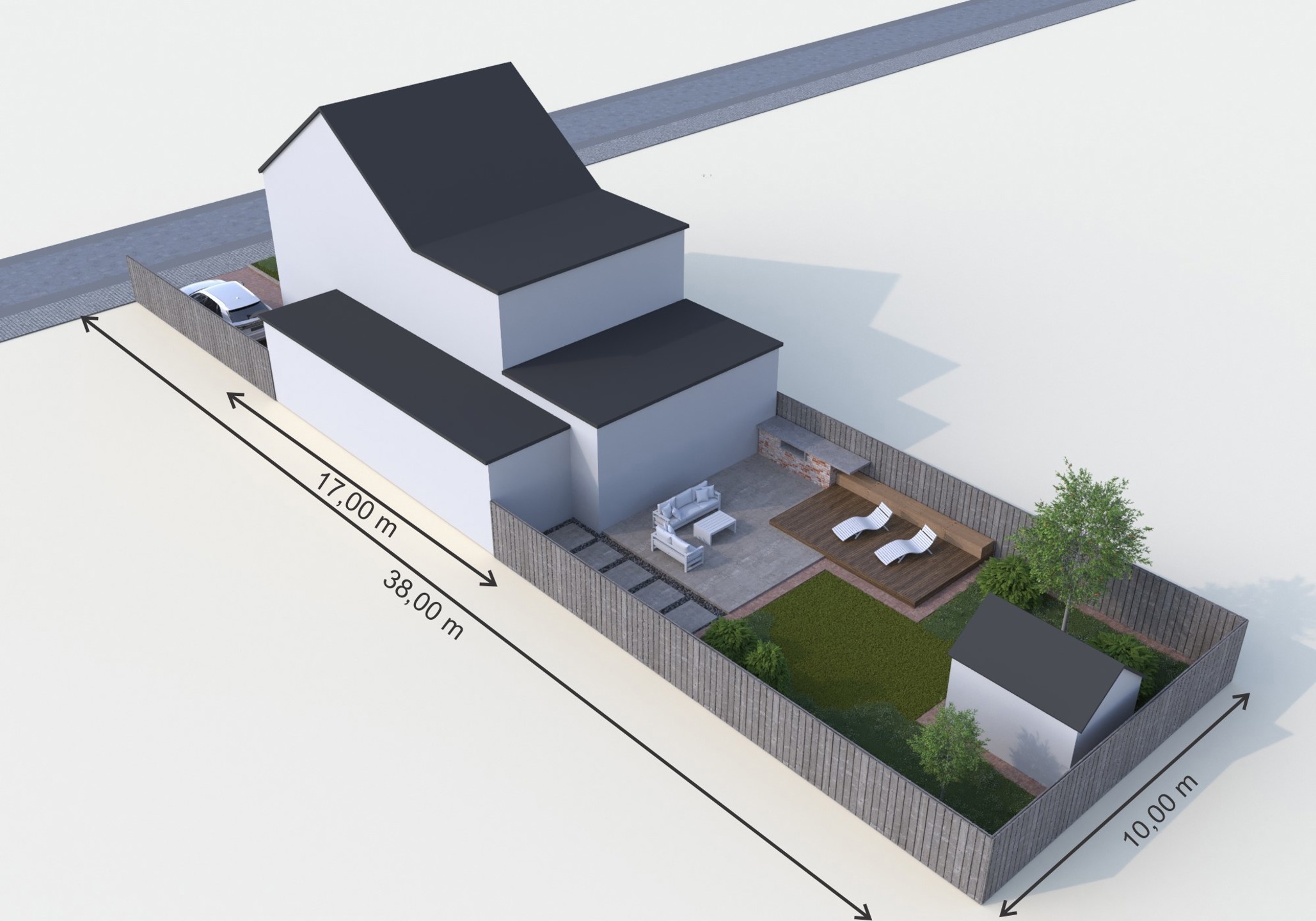 Centraal gelegen bouwgrond van ca. 380m² - foto 2