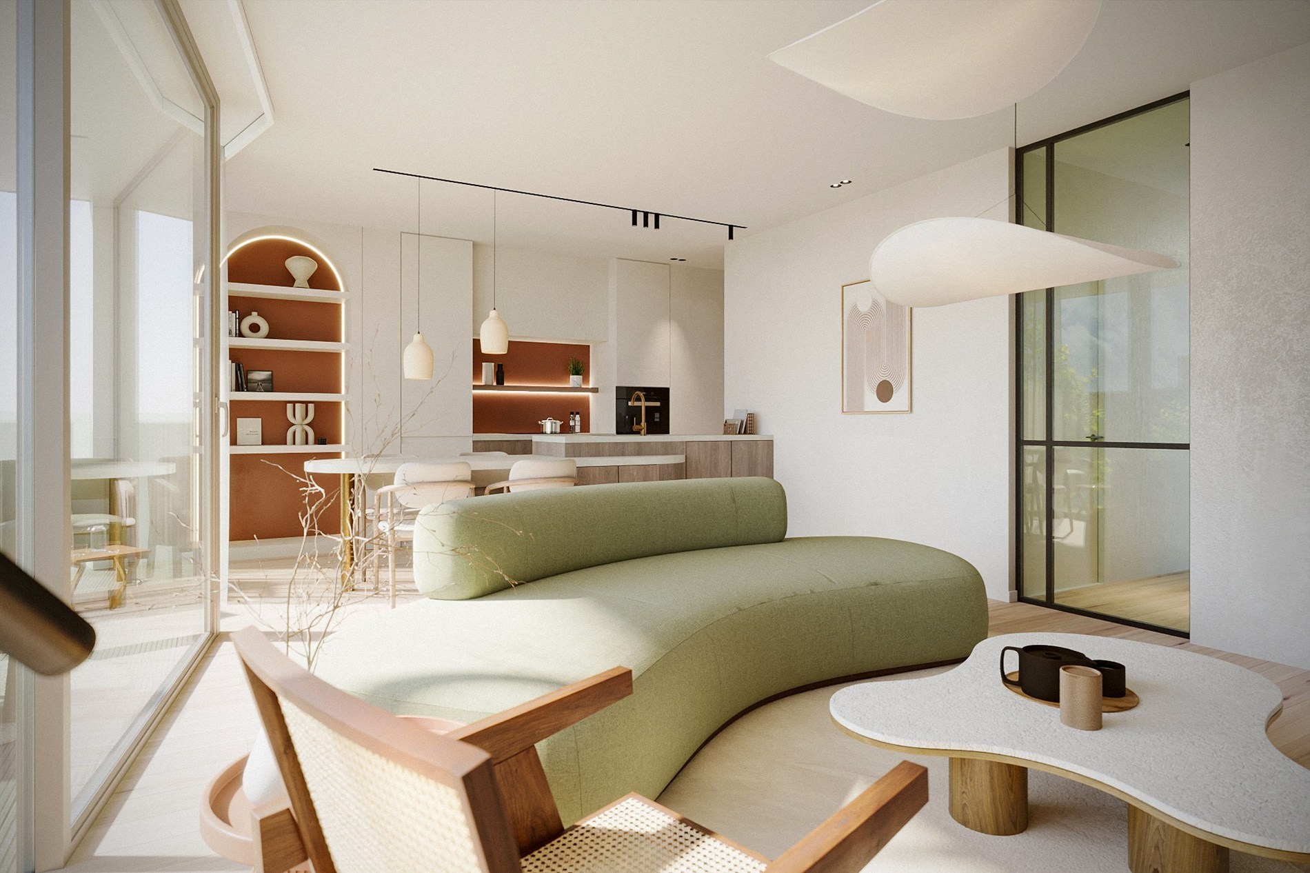 Res. “Finion” – Twee slaapkamers en een uitzonderlijk terras - foto 1