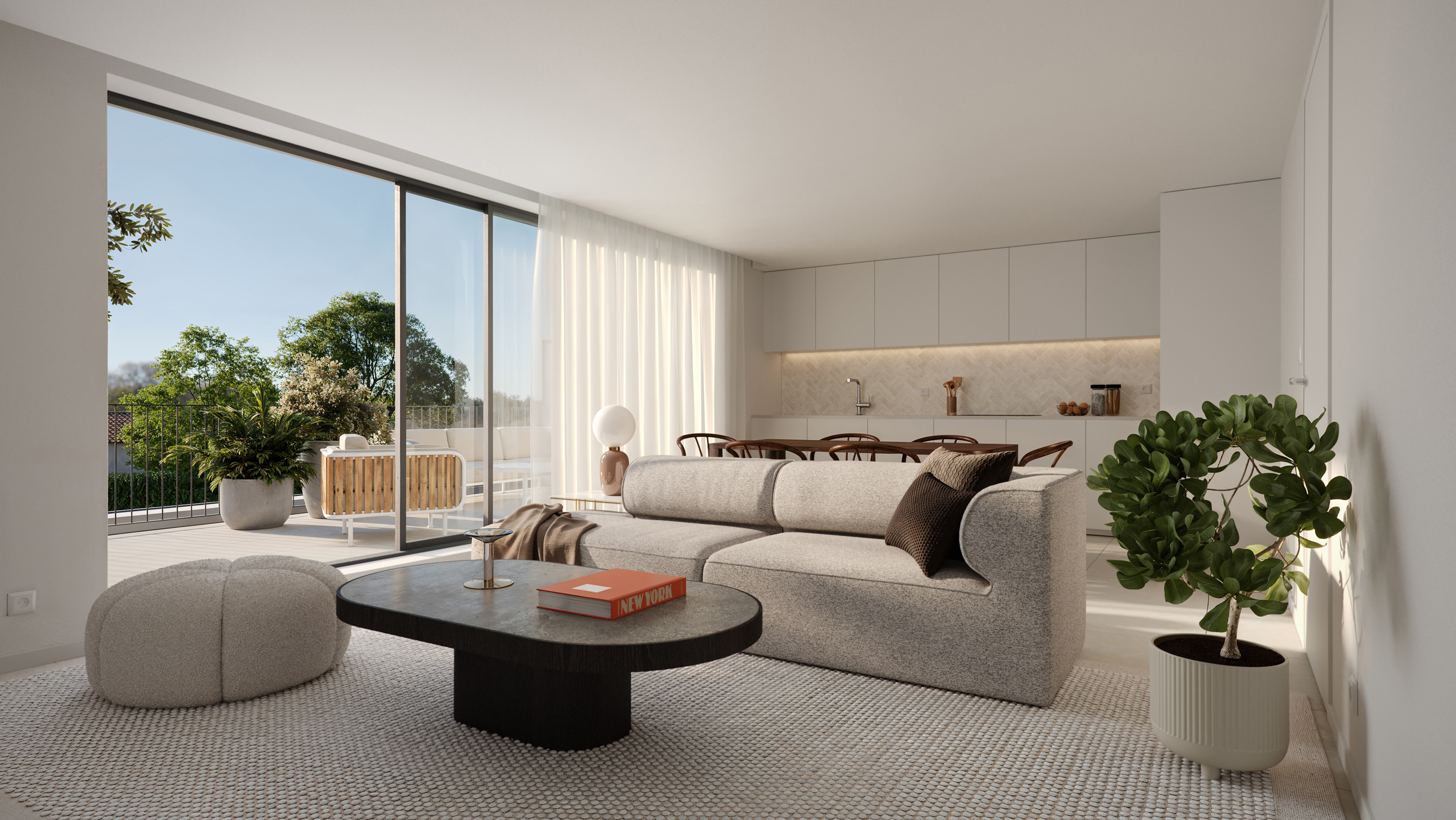 Tweeslaapkamer appartement met ruim terras - foto 3