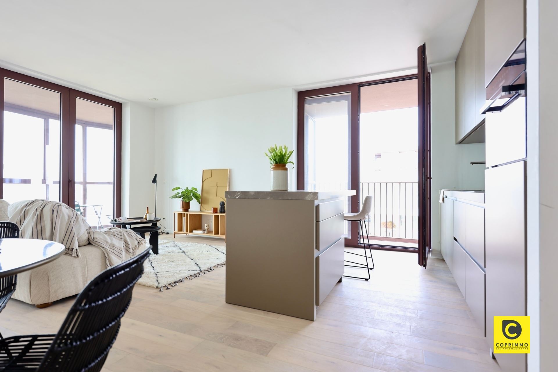 Nieuwbouw 1 slpk app met riante terrassen & Scheldezicht te Nieuw Zuid! - foto 2