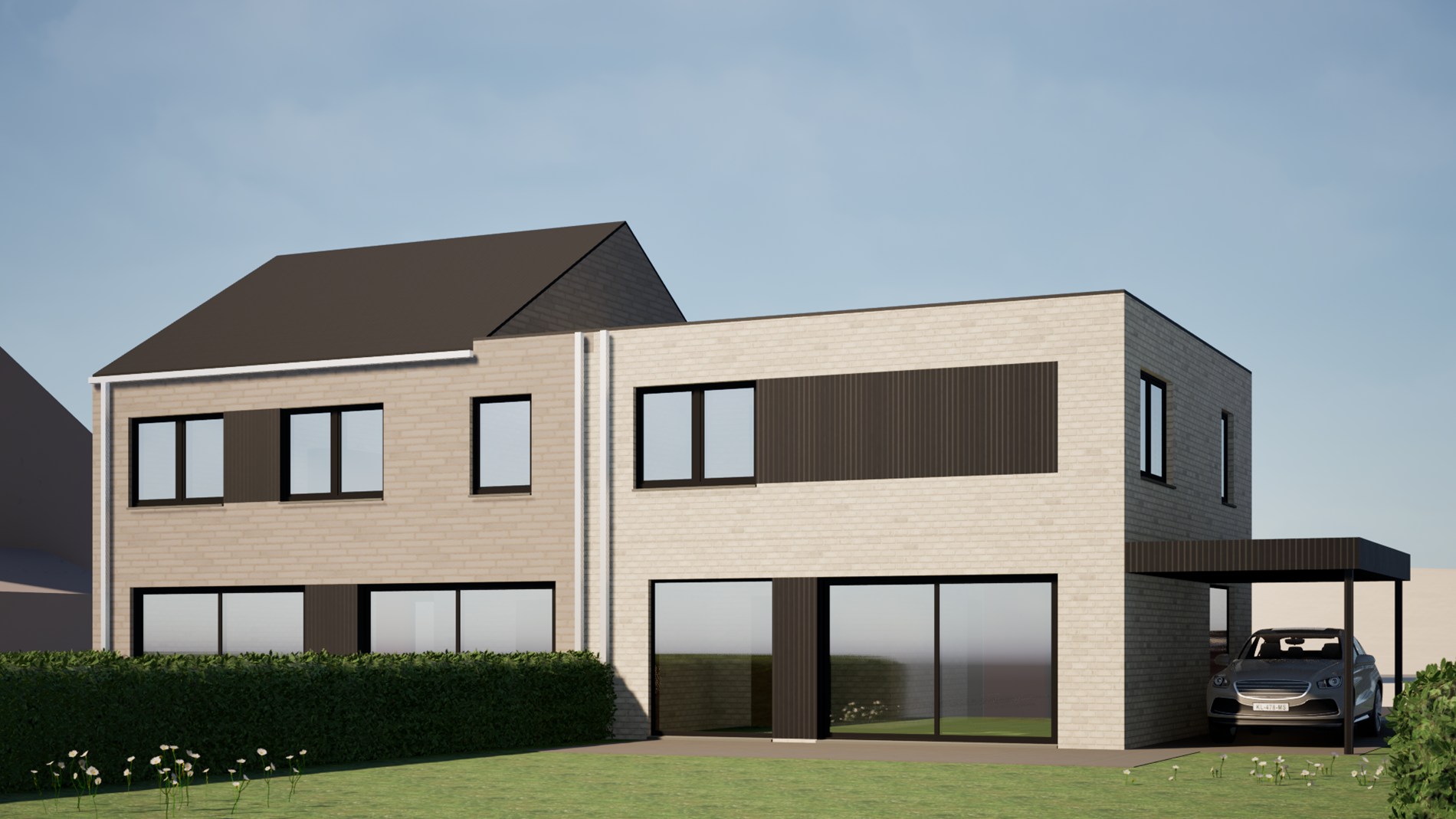 Halfopen bebouwing op toplocatie nabij het centrum te Eernegem - foto 2