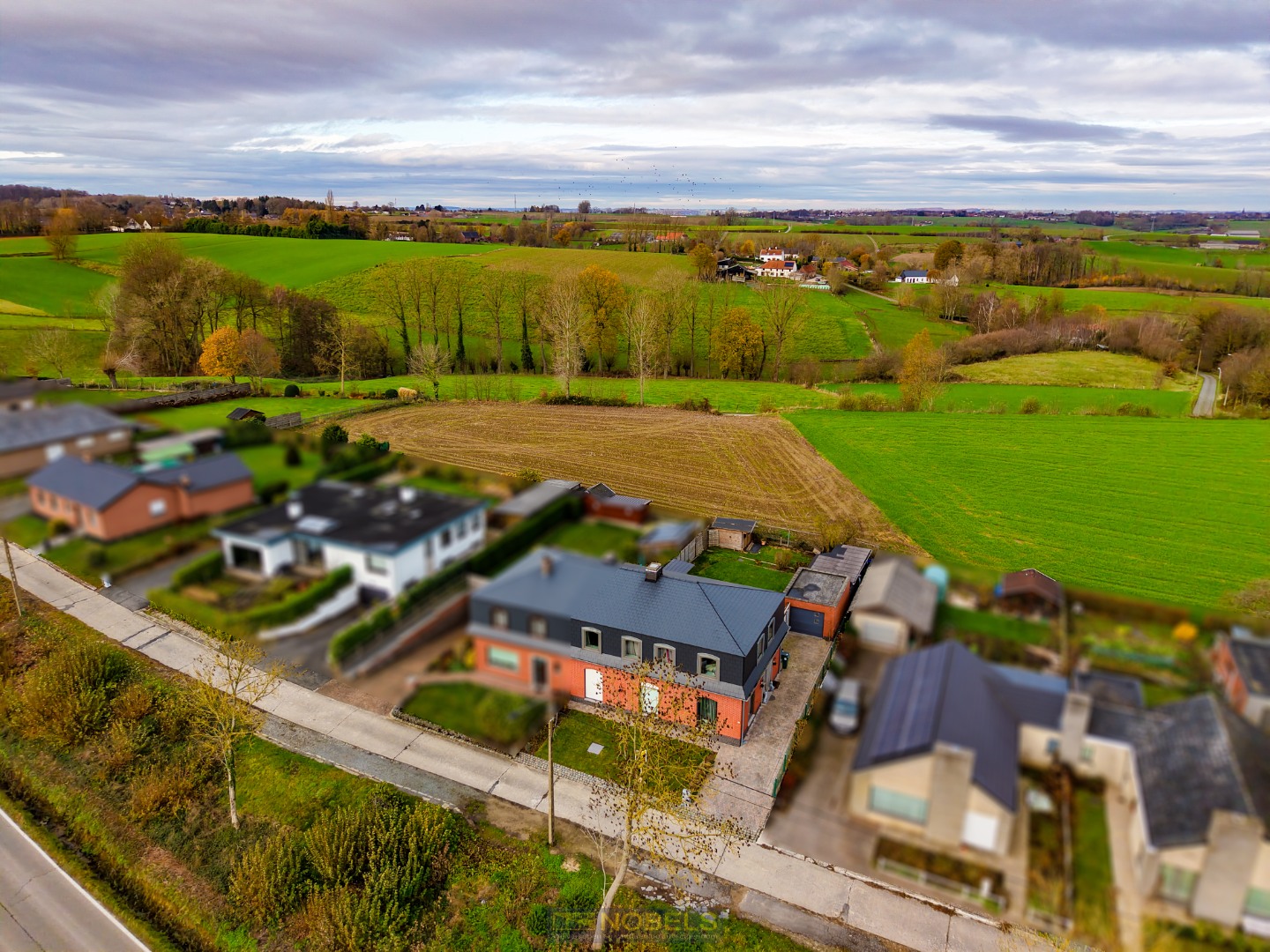 Te koop, Franse koppelvilla met 4 slaapkamers op landelijke ligging te Maarkedal! - foto 3