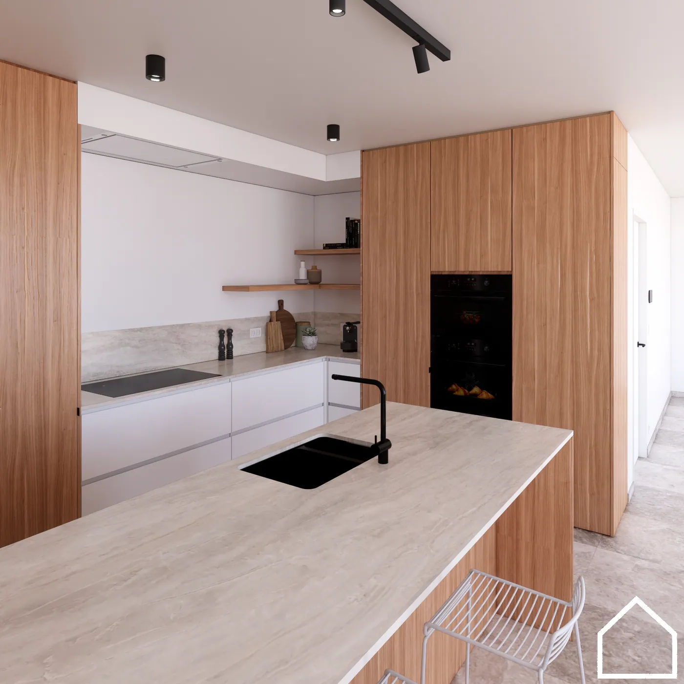 Nieuwbouwwoning te Houthulst met zonnige tuin. Opp 490m². - foto 5