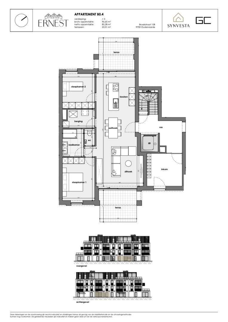 Appartement à vendre à Audenarde avec 2 chambres - photo 3