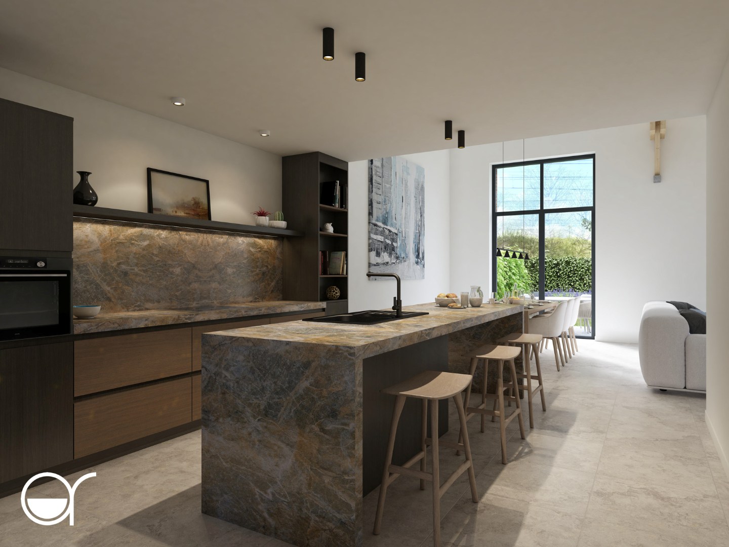 Modern huis met 3 slaapkamers, vide – Nieuwbouwproject Ernest Oudenaarde - foto 1