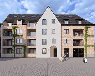 Ontdek dit exclusieve nieuwbouwproject “De Kroon” in het hart van Buggenhout: een moderne en stijlvolle residentie bestaande uit 53 luxe-appartementen en 3 handelspanden, ontworpen voor wie comfort, kwaliteit en een centrale ligging weet te waarderen. Bovendien is het mogelijk deze appartementen aan te kopen aan 6% BTW. <br />De residentie biedt een ruime waaier aan woonmogelijkheden, van 1-, 2- tot 3-slaapkamerappartementen, telkens met een doordachte indeling, hoogwaardige afwerking en grote raampartijen die zorgen voor een overvloed aan natuurlijk licht. Dankzij de hedendaagse architectuur en het gebruik van duurzame materialen straalt het gebouw klasse en tijdloosheid uit.<br />Gelegen midden in het centrum van Buggenhout, bevinden alle voorzieningen zich op wandelafstand: winkels, horeca, scholen, openbaar vervoer en recreatie liggen letterlijk voor de deur.<br />Onder het gebouw bevindt zich een ruime ondergrondse kelder met drie verdiepingen en gemeenschappelijke fietsenstalling, waar kopers de mogelijkheid hebben om een staanplaats, garage of dubbele garage bij aan te kopen. Zo geniet elke bewoner van maximale parkeergemakken en extra bergruimte.<br />Het project wordt uitgerust met de modernste technieken om een duurzaam en energiezuinig wooncomfort te garanderen. Elke woonst beschikt over een warmtepomp, vloerverwarming en een geavanceerd ventilatiesysteem. Dit alles zorgt voor een aangenaam binnenklimaat in elk seizoen én een lagere energiefactuur.<br />Dit nieuwbouwproject staat voor toekomstgericht wonen op een uitmuntende locatie. Luxe, duurzaamheid en comfort komen hier samen in een unieke woonbeleving.<br />Referentie: 5556