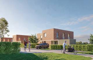 In de Elstarstraat, vlakbij de groene fruitvelden en in een zeer rustige omgeving, staat een nieuw aanbod woningen te koop. Er zijn slechts 6 woningen beschikbaar. Deze huizen bieden moderne, tijdloze architectuur en pure rust. Kies jouw favoriete stijl en beleef het comfort van een volledig nieuwe woning in deze exclusieve fase.<br /><br />Lot 151 is een halfopen bebouwing met 3 slaapkamers en een grondoppervlakte van 325 m². De woning beschikt over een berging en bovengrondse parkeerplaats.<br /><br />Zie jij jou en je gezin graag thuiskomen in Bilzen Bivelenhof? Contacteer vrijblijvend onze sales consultant Marisa Marasco op 089 68 05 37 of via mail marisa.marasco@matexi.be.