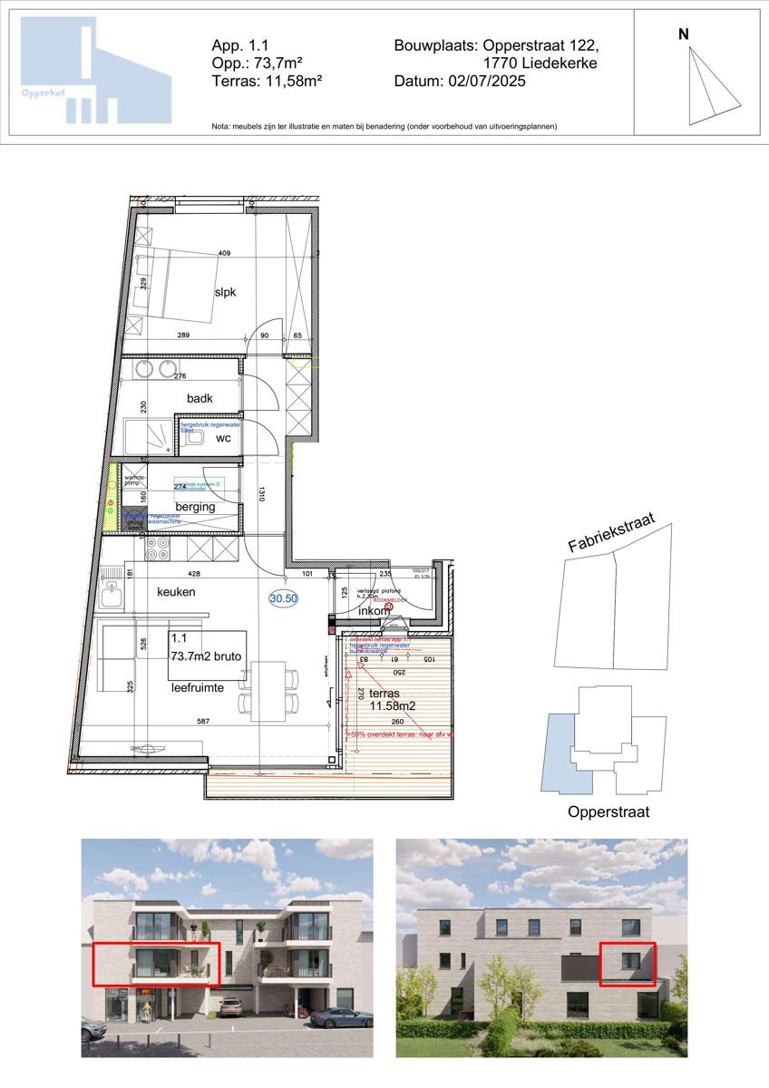 KOOP AAN 6% btw 1slaapkamer 73,7m² - 11,58m² terras - foto 2