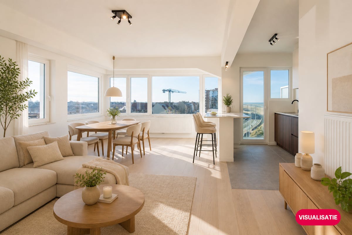 Gerenoveerd hoekappartement met prachtig open zicht - foto 2