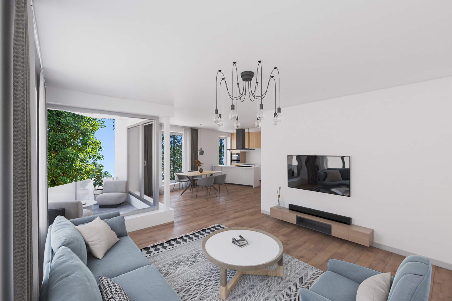 Nieuwbouwappartement op de eerste verdieping - foto 1