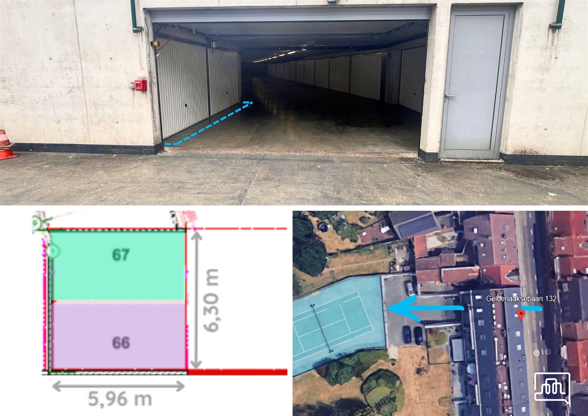 Dubbele garagebox - binnen - gesloten - foto 5
