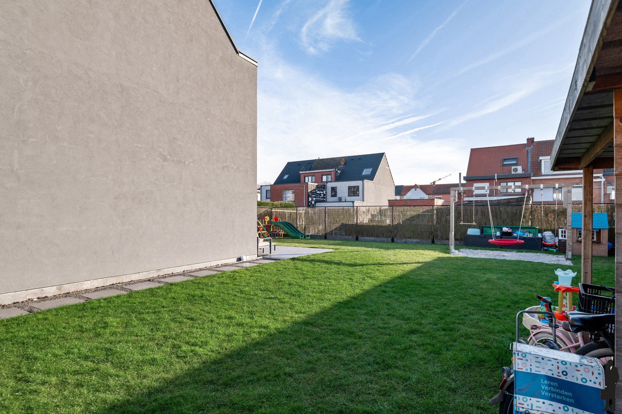 Welgelegen bouwgrond voor HOB met Z-georiënteerde tuin - foto 3