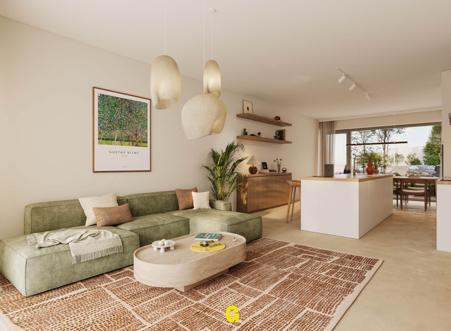 Nieuwbouwappartement op het gelijkvloers met 3 slaapkamers, doorzon leefruimte en terras in res. de Boomgaard vlakbij het centrum van Hoeselt - foto 5