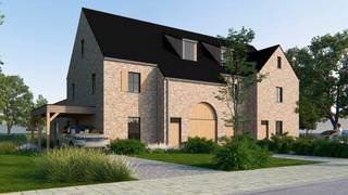 Appartement 1.1 is het linker-duplex-appartement en heeft op het gelijkvloers ( inpandige garage) + 1ste en 2de verdiep een bewoonbare oppervlakte van 136m² + 26 m² ( garage+ trap).<br />Ook dit appartement heeft een privatieve inkom : via de voordeur bereikt men de trappenhal met rechts de inpandige garage om zo naar het woongedeelte te gaan.<br /><br />Het appartement heeft een ruim terras (17m²) waar men geniet van de namiddag en avondzon; heerlijk… <br />Op de eerste verdieping heeft men een ruime berging, gastentoilet en vervolgens een zeer aangename leefruimte met open keuken. Van hieruit loopt men ’s avonds in alle stilte het terras op om te genieten van de voorbije dag.<br />Op de 2de verdieping bevinden er zich 2 slaapkamers en de badkamer.<br /><br />De koper heeft op dit moment nog de volledige eigen keuze naar afwerking (zie lastenboek)!<br /><br />Project “Garenstraat” is een prachtig ontworpen project waar lay-out en leef-comfort hand in hand gaan.<br /><br />Het Project bestaat uit 4 appartement : 2 gelijkvloerse en 2 duplexen.<br /><br />Project Garenstraat is een hoogwaardig afgewerkt en energiezuinig project waar men de nadruk legt op comfort en afweking! Hier wonen betekent anders wonen; een kleinschalige blok waar iedereen geniet van een eigen privatieve inkom en prachtige buitenruimtes! <br /><br />Het Project is gelegen in een rustige straat met enkel bestemmingsverkeer en waar men anderzijds toch vlakbij het centrum van Heusden woont.<br /><br />Deze unieke woonappartementen worden volledig afgewerkt volgens smaak van de klant en zijn beschikbaar tegen februari 2026!<br /><br />Elk van de appartementen heeft voldoende parkeergelegenheid : de gelijkvloerse met een carport en extra parking; de duplexen met een inpandige garage en extra parking.<br /><br />De warme architectuur en het voorzien van de laatste nieuwe technische voorzieningen geven zowel vanbuiten als binnenshuis warmte aan deze gezellige residentie!<br /><br />Pluspunten<br />* zalige ligging = rust en toch overal dichtbij<br />* elk appartement heeft een eigen inkom<br />* voldoende parkeergelegenheid : carport of inpandige garage<br />* quasi energie-neutraal!<br />* verwarming met warmtepomp en koeling!<br />* eigen zonnepanelen<br />* eigen energiebochten<br />* ventilatiesysteem D<br />* aluminium ramen<br />* hoogwaardige afwerking<br />* gelijkvloers : terras + tuin + tuinberging<br />* privacy<br />* vlakbij natuur en bossen<br />* vlakbij de winkelstraat van Heusden-Centrum<br />* goede verbinding naar de autosnelweg<br />* oplevering februari 2026!<br />* zien = kopen!<br /><br />Voor een afspraak of meer info, bel ons op 078/78.78.70, of kom gewoon binnen op ons kantoor. Steeds welkom!