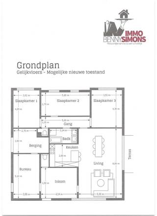 Voor een afspraak bel Kim 0473 72 33 62.Ruime woning OB met 6 slaapkamers op 769ca.Opvallend is de witte kunststof tegen de voorgevel.Achter deze...