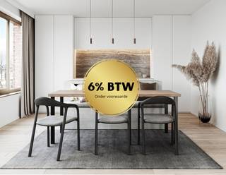 RES. B'HIVE – Dat is futureproof wonen in het groen, op de meest centrale locatie in Hasselt! B'Hive staat symbool voor centraal wonen, urban architectuur, duurzaamheid en groen landschap binnen het project.<br /><br />De werken zijn reeds gestart!<br />Profiteer van 6% BTW-tarief* ipv 21% BTW ! *Onder voorwaarden.<br /><br />RES. B'HIVE - SALVIA - App. G 2.04: Appartement op de tweede verdieping met een opp. van 55,19 m² + 5,40 m² terras. INDELING: Lichtrijke leefruimte volledig geïnstalleerde woonkeuken en eethoek dewelke toegang geven tot het zuid-west georiënteerd terras; Slaapkamer met een ensuite badkamer voorzien van douche, lavabo; Apart toilet en berging.<br /><br />Op slechts enkele passen van het stadscentrum worden 79 appartementen en commerciële ruimtes gebouwd in een stijlvolle, urban architectuur. Wat B'Hive zó uniek maakt is de elegante parktuin en collectieve daktuin met kruidenhoek waar de bewoners kunnen tuinieren of genieten van de rust en prachtige zichten over het park, dit op slechts een zucht van de Grote Markt, winkelstraten, het treinstation en busknooppunt. Ideaal voor pendelaars en mensen die het stadsleven weten te waarderen. Of heb je een daguitstap gepland of zelfs een vliegreis via de luchthaven van Zaventem? Via de trein, op wandelafstand van het project, geraak je vlot op elke bestemming! Een aansluiting op de E313-314 bevindt zich op minder dan 10 min met de auto.<br /><br />Duurzaamheid is de rode draad doorheen B'Hive. Er worden slimme zonnepanelen voorzien en geothermische energieopwekking uit grondwater.<br /><br />U kunt kiezen tussen een 1, 2 of 3 slaapkamer-appartement. Het uitgangspunt bij de vormgeving van de appartementen is maximale lichtinval en optimaal wooncomfort. Bijna elk appartement heeft een zuidgericht terras, al dan niet overdekt.<br /><br />Voor elk kavel is er een kelderberging en een ondergrondse parkeergarage beschikbaar. De onder- en bovengrondse fietsenstalling maken het woongemak nog eens extra compleet.<br /><br />Prijzen excl. kosten, BTW en registratierechten.<br /><br />Betoverd door dit unieke woonproject? Bel Danny op 0471/10.00.69 of 011/22.19.17 of kijk op www.limburgsvastgoed.be.