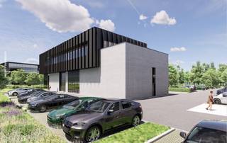 - Gebouw B : 430m2 opslag in combinatie met 330m2 kantoren/labo uitbreidbaar tot 700m2) * Gelegen op een zeer zichtbare locatie * Mogelijkheid tot...