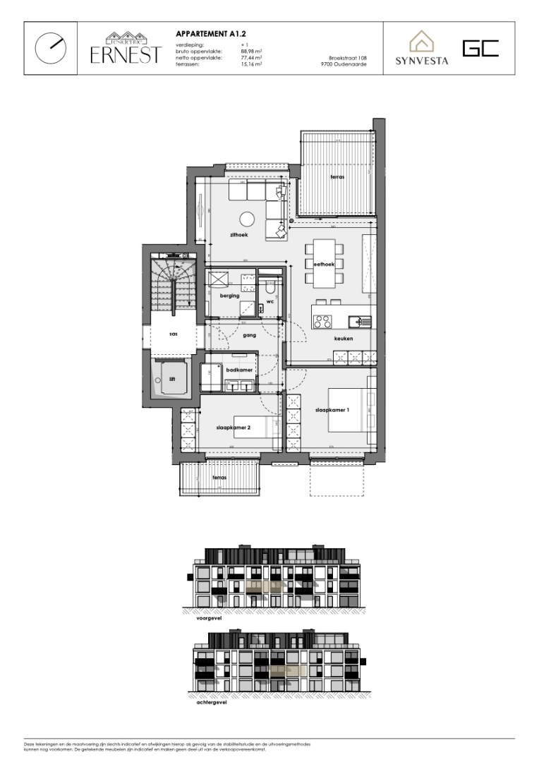 Apartment for sale in Oudenaarde with 2 bedrooms - photo 3