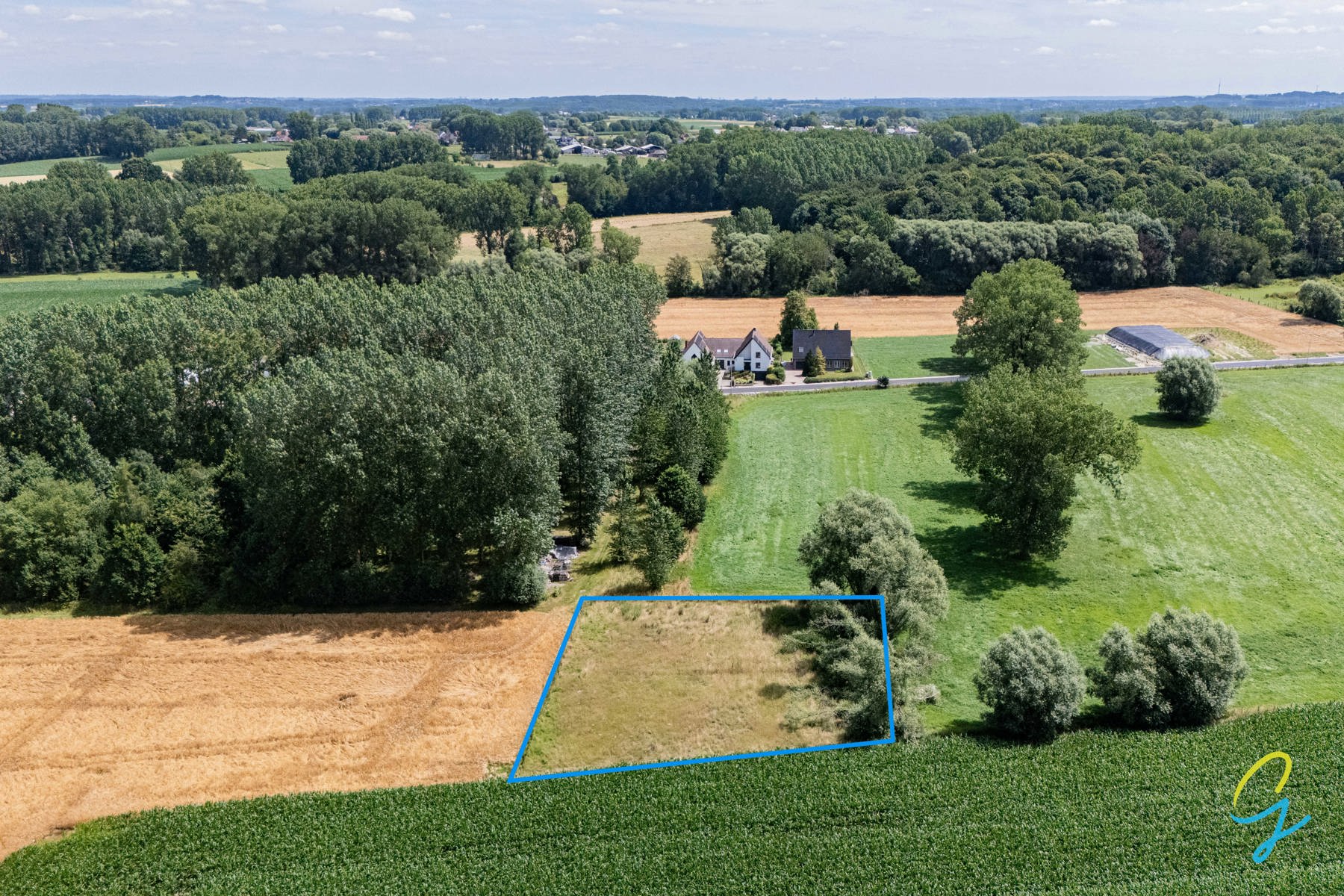 Landelijk gelegen weiland "Hooge Hooybosch" van 18a10ca - foto 4
