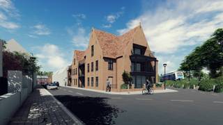 <span><span>Residentie <strong>'Het zonnig hoekje' </strong>verwijzend naar het klein naambordje die op de oorspronkelijk site aan de voorgevel van de woning ging, heeft zijn naam niet gestolen. Het is werkelijk een uniek plekje in de binnenstad van Diksmuide (op wandelafstand van de grote markt) vertoevend in alle rust en badend in de zon. De residentie zal herrijzen op de hoek van de Rosemarijnstraat en de Fuselierstraat. Omringd door groen en zicht op het vestingpark. Ondergronds realieert de bouwheer plaats voor wagens (keuze tussen <strong>staanplaatsen of garages</strong>), <strong>fietsenstalling en bergruimte </strong>(individueel per appartement). Residentie 'Het zonnig hoekje' telt 3 verdiepen met telkens 4 appartemeten per verdiep. Op het gelijkvloers zijn 2 appartementen afzonderlijk toegankelijk via een inkomdeur aan straatzijde.<br /><br />Residentie 'het zonnig hoekje' beschikt over 12 ruime appartementen met <strong>1 of 2 slaapkamers</strong> en een <strong>totale oppervlakte van 78 m² tot 118 m².</strong> Daarnaast beschikt elk appartement ook over 1 of meerdere <strong>zongerichte terrassen van 7 m² tot 19 m²</strong>. Verder heeft u momenteel nog <strong>vrije keuze in de afwerking</strong> van de keuken, badkamer en de vloer van uw appartement. Het lastenboek voorziet ruime mogelijkheden voor de koper om zijn eigen accent te leggen in de verdere afwerking. (ruime budgetten voorzien voor verdere afwerking - op te vragen bij makelaar) <br /><br />Bij de ontwikkeling werd door de bouwheer een bijzondere aandacht besteed aan <strong>kwalitatieve en duurzame materialen</strong> in combinatie met een <strong>unieke en karaktervolle architectuur</strong> (architectenbureau Vanhoorn-Maeckelbergh) passend bij deze rustgevende locatie. Naast de vormgeving zijn ook de keuze van technieken hierbij van essentieel belang, hierbij koos men resoluut voor uiterst energiezuinige en vernieuwende methodes. Ieder appartement zal afgewerkt worden met <strong>vloerverwarming</strong>, aangestuurd door een <strong>warmtepomp </strong>(lucht/water). tevens beschikt ieder appartement over <strong>zonnepanelen</strong> individueel aangesloten (geen gasaansluiting meer in deze residentie). <br /><br />Dit zeer ruim appartement gelegen op de hoek van de fuselierstraat en de rosemarijnstraat beschikt over <strong>2 ruime slaapkamers</strong>, een zonning terras aan straatzijde, alles samen ruim <strong>118m² bewoonbare oppervlakte</strong> en ruim <strong>14m² aan terras.</strong> <br /><br /><strong><u>UNIEK:</u></strong> Dit appartement kan ook gebruik maken van de volledige zolderverdieping van Res. het zonnig Hoekje. Namelijk <strong>296m² aan oppervlakte </strong>die we kunnen integreren bij het appartement. (ideaal als hobbykamer, zolder, eventueel als bijkomende slaapkamers... ). - momenteel casco afgewerkt (reeds verrekend in de huidige vraagprijs) - verdere afwerking kan steeds besproken worden. <br /><br /><strong>Bijzondere aandacht voor:</strong></span></span>
<ul>
<li><span><span>Kleinschalige residentie, lage gemeenschappelijke kosten; </span></span></li>
<li><span><span>Uiterste rustige ligging doch dicht bij het centrum;</span></span></li>
<li><span><span>Modernste technologie (warmtepomp, zonnepanelen,...)</span></span></li>
<li><span><span>Karaktervolle en unieke architectuur;</span></span></li>
<li><span><span>Ruime appartementen met veel lichtinval;</span></span></li>
<li><span><span>De gekozen technieken laten ook toe om uw appartement in de zomer te koelen!</span></span></li>
<li><span><span>...</span></span></li>
</ul>
<span><span>!! Aankoop aan het <strong>voordeel-tarief van 6% is mogelijk</strong> !!<br /><br />Kom langs op kantoor en ontvang <strong>een unieke verkoopbrochure van Residentie het zonnig hoekje</strong>.<br /><br />Bent u op zoek naar een prachtig en ruim appartement in een kleinschalige residentie <strong>als investering of als eigen bewoning</strong>?<br />Kom dan snel even langs bij ons op kantoor voor meer uitleg! <strong>Contacteer ons via 051 50 11 51. </strong></span><br /><em><span>Opleveringsdatum na te vragen bij ons op kantoor. </span></em></span>