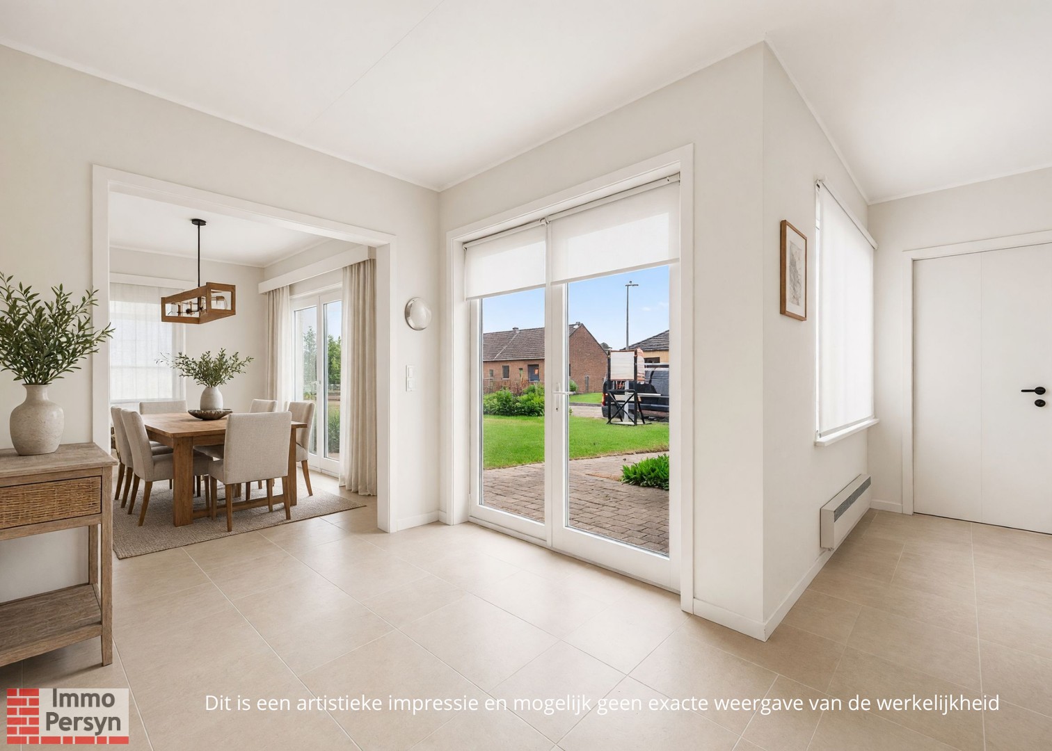 Gelijkvloerse woning met 3 slpk en dubbele garage - foto 4