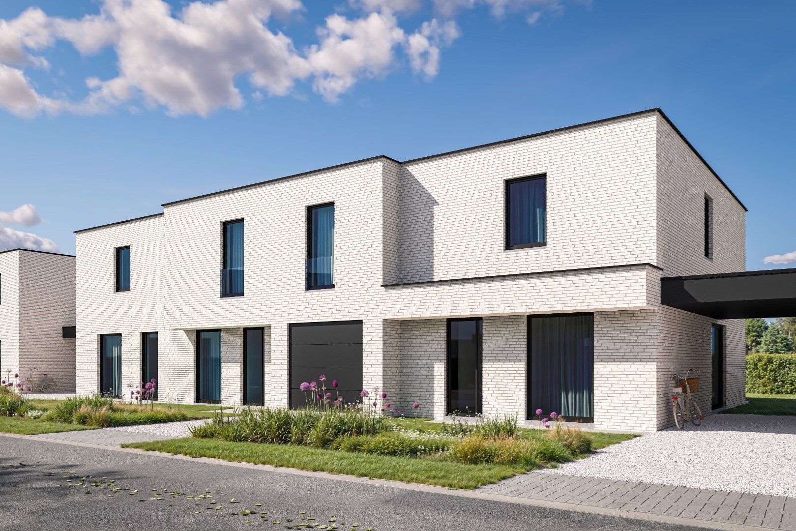 Moderne & energiezuinige halfopen nieuwbouwwoning in Waregem - foto 1