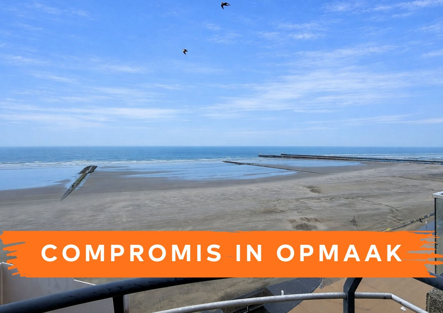 Appartement met 2 terrassen en frontaal zeezicht te Nieuwpoort - foto 1