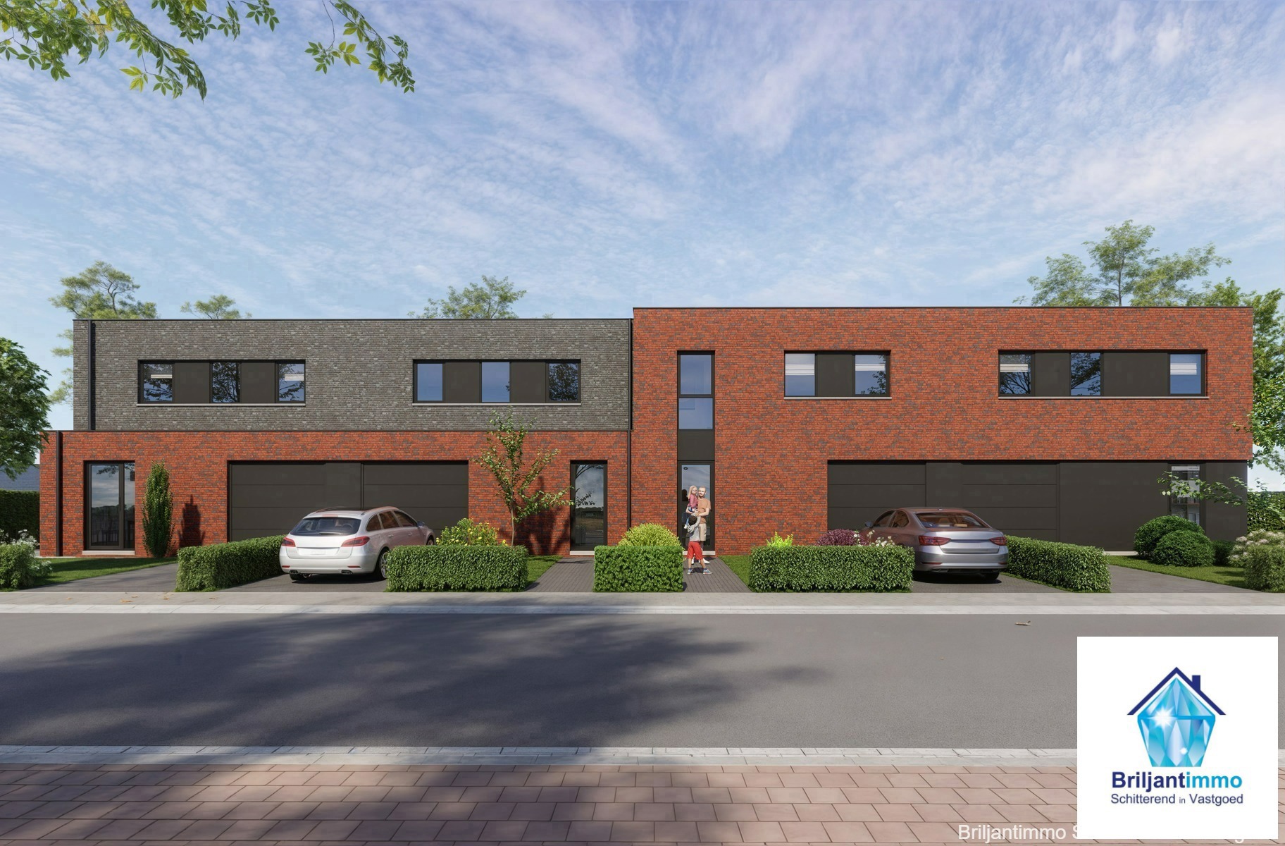 NIEUW te bouwen HOB in zwart-rode gevelsteen+inpandige garage - foto 4