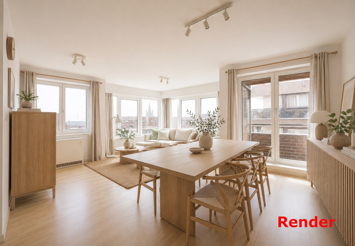 Uitzonderlijk hoekappartement met zijdelings zeezicht - foto 5