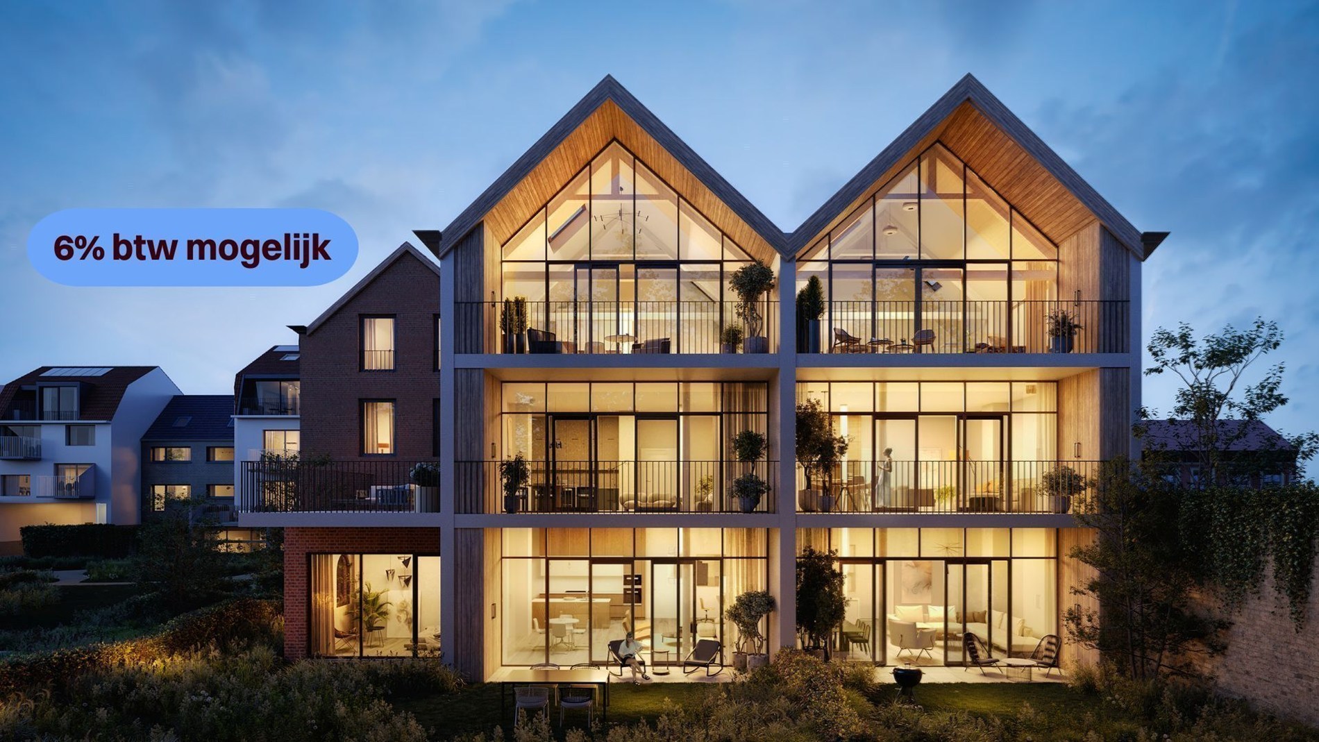 Architectural penthouse with 2 bedrooms - 6% VAT possible - photo 1