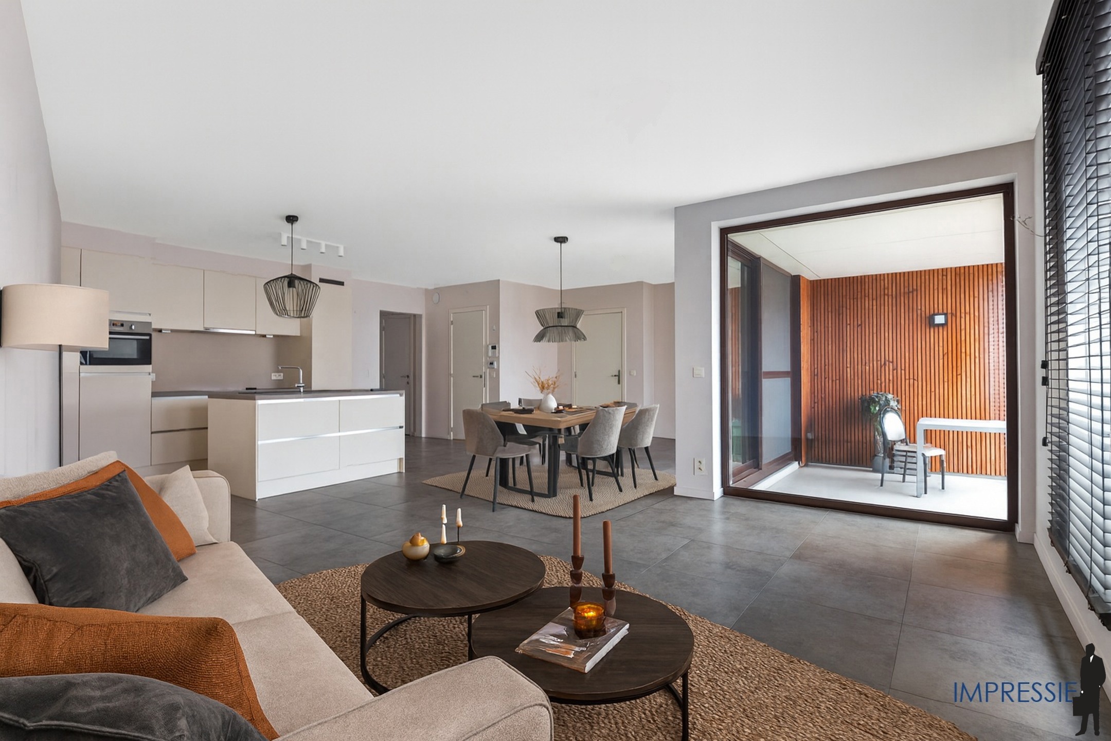 Modern appartement met 2 slaapkamers en overdekt terras - foto 4