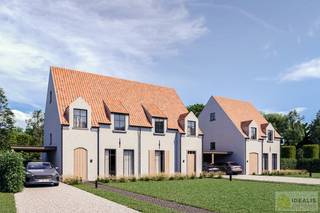 EEN RUSTIGE LIGGING MET ALLE VOORZIENINGEN IN DE BUURT<br />In de aangename en rustig gelegen Graanstraat 34 te Hamont realiseren wij prachtige en verzorgde nieuwbouwwoningen. Deze woning betreft een halfopen bebouwingen, gelegen op een mooi perceel van 5a 48ca. Dankzij de gunstige ligging bevinden<br />scholen, winkels, het station en openbaar vervoer zich op korte afstand, wat zorgt voor een vlotte bereikbaarheid en een praktisch dagelijks leven.<br /> <br />KWALITATIEVE ARCHITECTUUR IN MODERNE PASTORIJSTIJL<br />De woningen worden gebouwd in een moderne pastorijstijl met subtiele klassieke accenten. Kenmerkend zijn de ruime aluminium ramen die voor veel natuurlijke lichtinval zorgen, houten voordeuren en sierluiken die de warme uitstraling versterken, en gevels die fraai worden afgewerkt met voorgekaleide gevelsteen. Zo ontstaat een tijdloos en verzorgd geheel dat aansluit in de omgeving en toch op zichzelf staat.<br /> <br />DUURZAME MATERIALEN EN ENERGIEZUINIGE TECHNIEKEN<br />Er wordt uitsluitend gebruik gemaakt van duurzame en onderhoudsvriendelijke materialen. Daarnaast worden de woningen standaard uitgerust met de nieuwste energiezuinige technieken, waaronder een warmtepomp, Ventilatie systeem D (balansventilatie met warmterecuperatie), vloerverwarming en zonnepanelen. Dankzij deze voorzieningen geniet u van een optimaal binnenklimaat en blijven de energiekosten beperkt, nu én in de toekomst.<br /> <br />DOORDACHTE INDELING EN HOOG WOONCOMFORT<br />De woningen beschikken over een praktische en functionele indeling, afgestemd op het moderne gezinsleven. Ruime leefruimtes, voldoende berg- en opbergruimte, een open keuken, comfortabele slaapkamers en een aangename tuin maken van elke woning een plek waar het heerlijk wonen is.<br /><br />Grondaandeel: € 140.000,00<br />Constructiewaarde: € 271.500,00<br />Prijs inclusief BTW en registratierechten: € 485.315,00