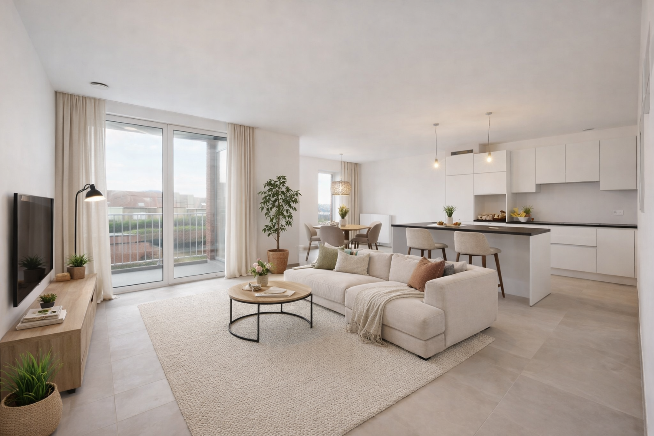 Appartement à vendre à Mouscron avec 1 chambre - photo 1