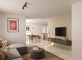 In ‘Bosveld’, ons groen en toekomstgericht woonproject in Aalst bouwt Danneels 6 energiezuinige appartementen.<br /><br />Het appartement A1.01 beschikt over een ruime lichtrijke woonkamer met eilandkeuken. Vanuit de leefruimte heb je toegang tot het zonneterras. Twee ruime slaapkamers, ingerichte badkamer, parkeerplaats, fiets- en tuinberging zijn voorzien.<br /><br />De combinatie van een geothermische warmtepomp, vloerverwarming, ventilatie met warmterecuperatie en zonnepanelen zorgt voor een energiezuinige thuis met lage kosten.<br /><br />Danneels levert dit appartement sleutel-op-de-deur af aan een vaste prijs. Jij kiest de keuken, badkamer, vloer- en wandtegels bij onze partners, met advies op maat van een persoonlijke klantenbegeleider.<br /> 