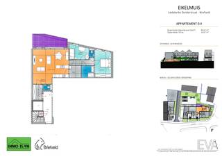 Appartement 0.4 bevindt zich uiterst rechts op het <strong>gelijkvloers </strong>van het 4-gevel gebouw. Dit appartement beschikt over een inkomhal met toilet, <strong>2 slaapkamers</strong>, badkamer met aansluitend 2de toilet, een ruime leefruimte met open keuken en aangrenzende berging. De leefruimte geeft uit op een ruim terras. <br /><br />Alle info op kantoor. Contacteer ons via <strong>info@immoteam.be</strong> of <strong>0478/059 069</strong>