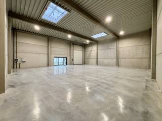 - DISPONIBLE IMMÉDIATEMENT - 295 m² de surface utile - 2 x volet anti-fumée - portail sectionnel - 6 mètres de hauteur libre - porte avec fenêtres...