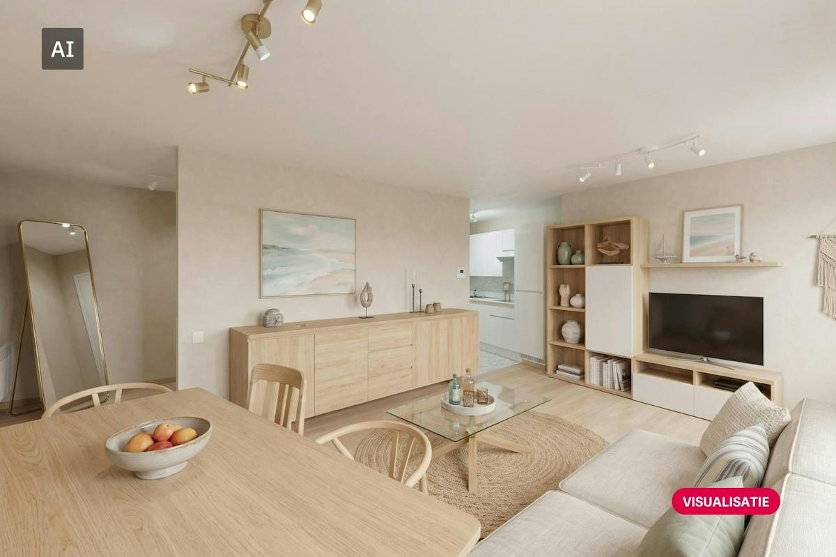 Gemeubileerde studio met slaaphoek te koop te Blankenberge - foto 2