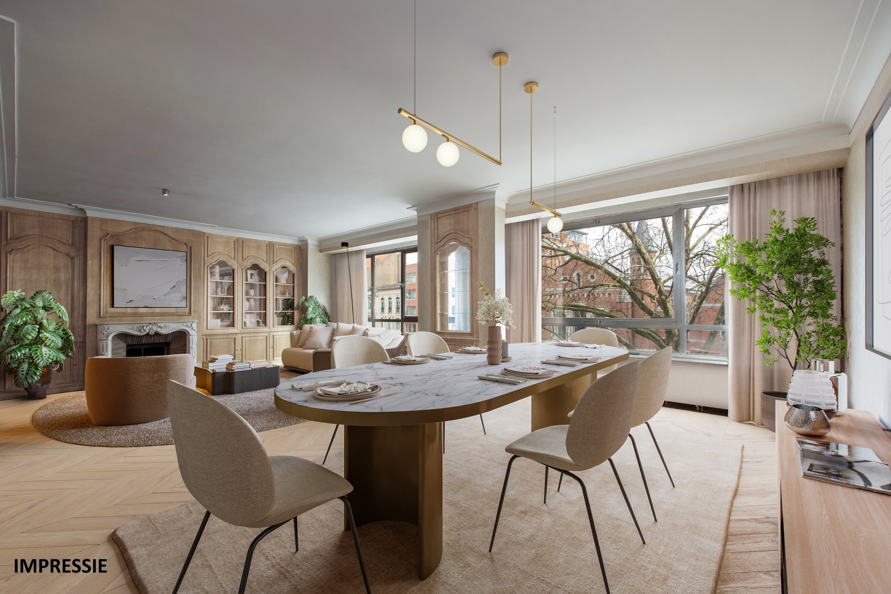 Riant 3 SLPK-app. (191m²) op de 3de verd. + autostaanplaats - foto 4