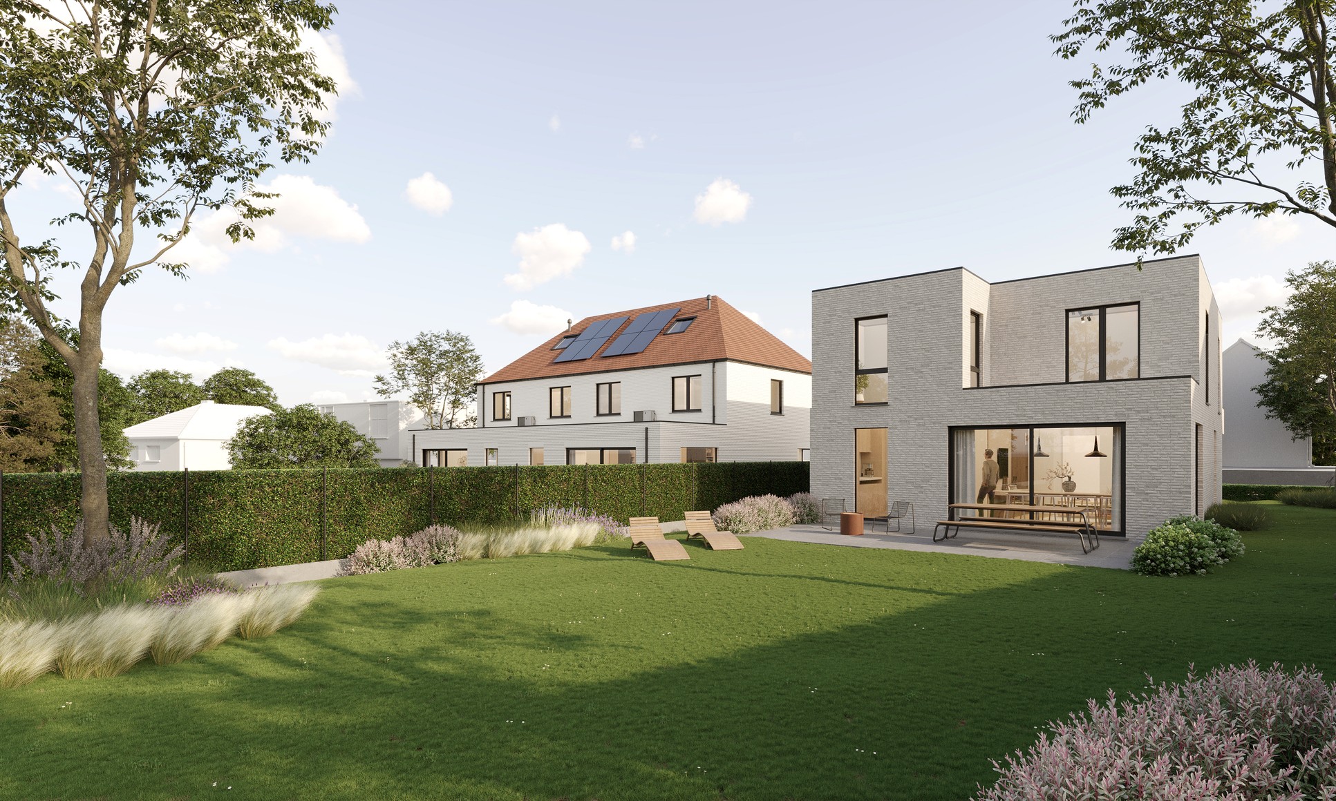 Strakke nieuwbouwvilla in groene omgeving in Affligem - foto 2