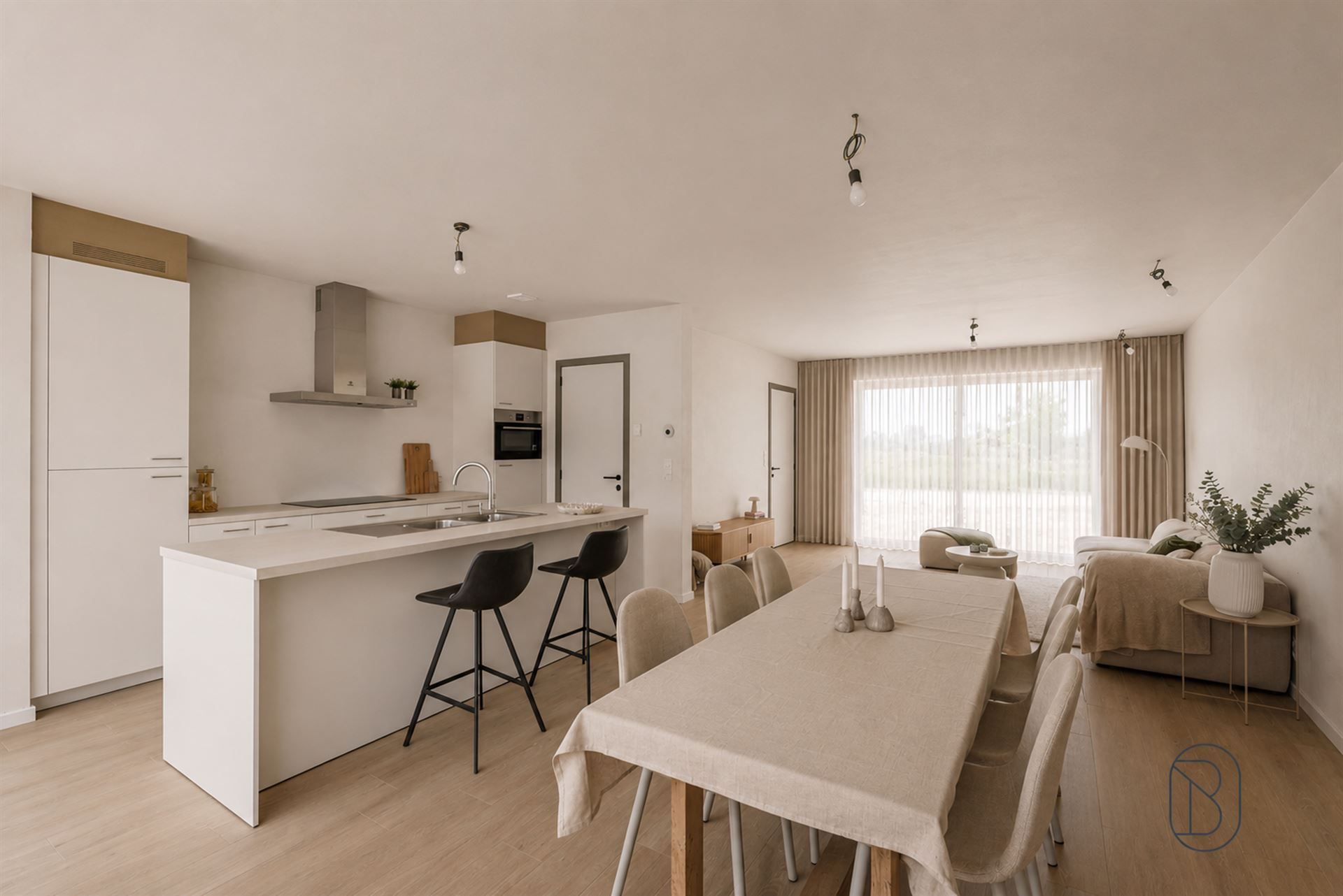 Landelijk gelegen nieuwbouwproject in Sint-Eloois-Vijve - foto 4