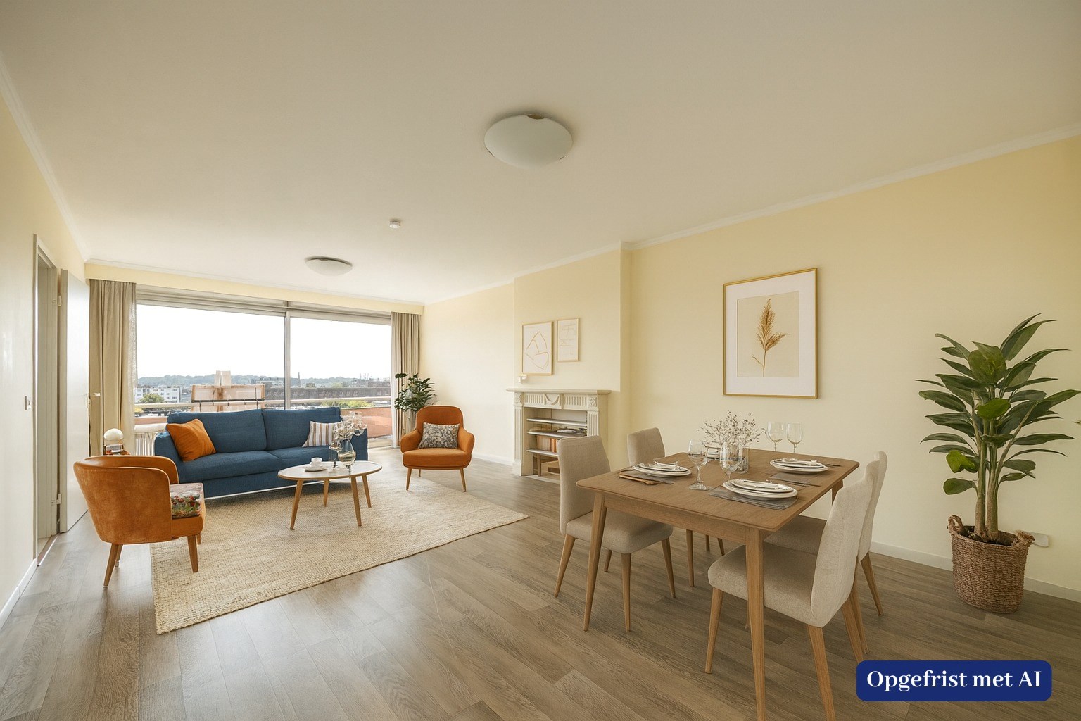 Appartement (7v) met 2 slaapkamers, 2 terrassen en vrij zicht! - foto 1